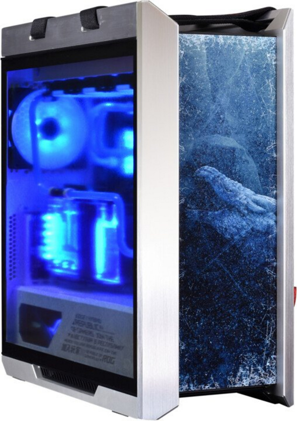 Слика на Гејминг компјутер CZC King Ice Dragon, 32GB RAM, 2TB SSD, 4TB HDD, Intel Core i9, NVIDIA GeForce RTX 2080 Ti, сива боја