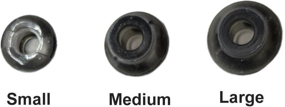 Jastëkëza silikoni për vesh Yealink BH71, madhësia Large, 3 copë, transparente