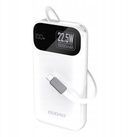 Power bank Dudao K31, 10000mAh, 22.5W PD, e bardhë
