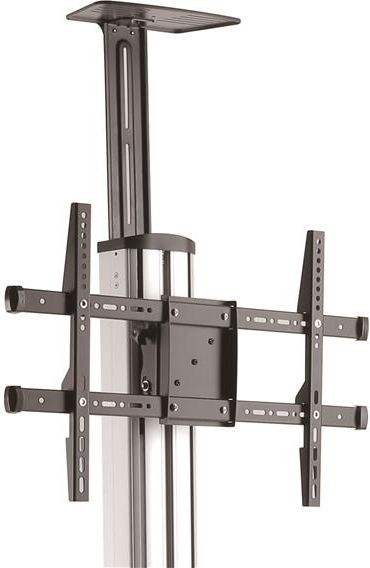 Karrocë TV StarTech.com, për 32" 75", rregullim lartësie, rrota me bllokim, e zezë