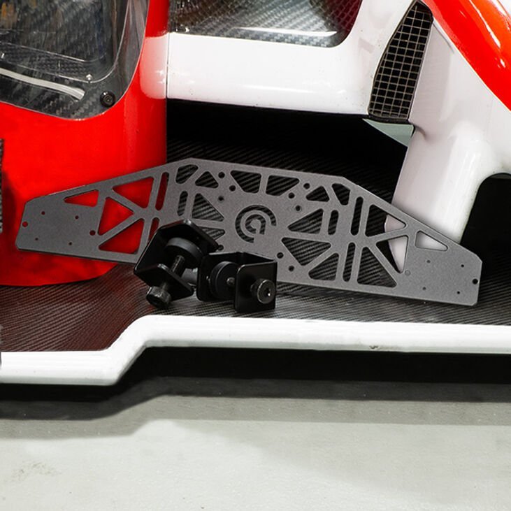 Kapëse tavoline për timon simulimi Asetek SimSports, set aksesor, të zeza