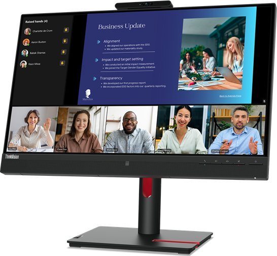 Монитор Lenovo ThinkVision T24v-30, 23.8", Full HD, црн