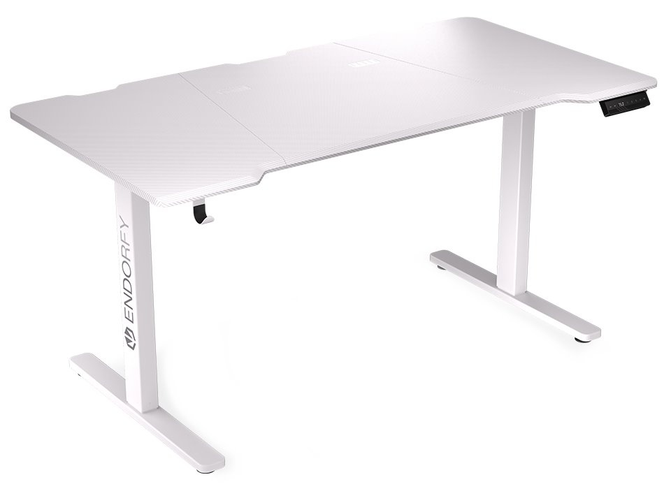 Tavolinë Endorfy Atlas L Electric, 150x78 cm, e bardhë 