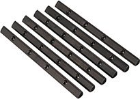 Komplet zgjatues montimi B-Tech System X BT8390, 6 shufra çeliku, për video wall dhe menu board, i zi