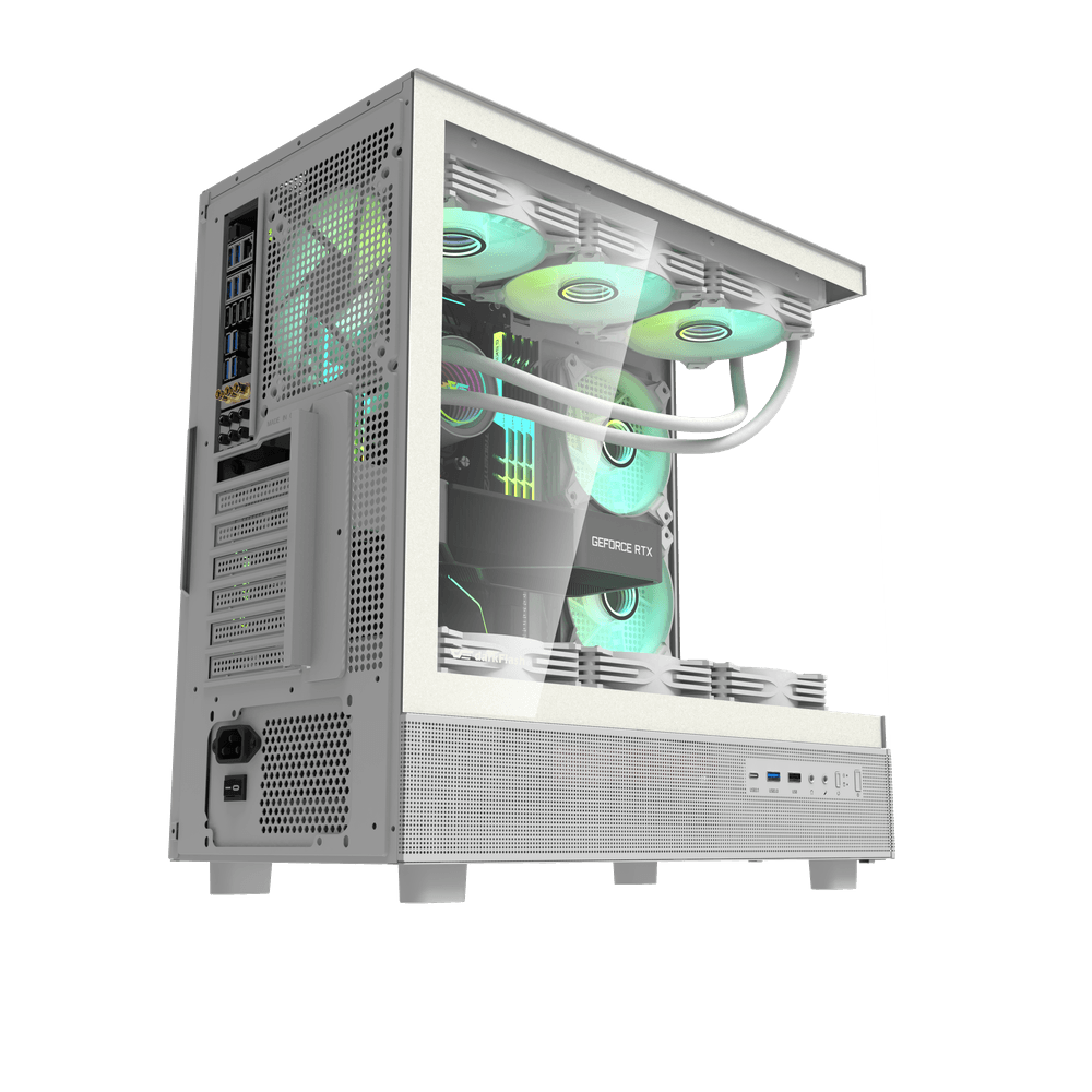 Kasë Darkflash Case DPX90, M-Tower, e bardhë