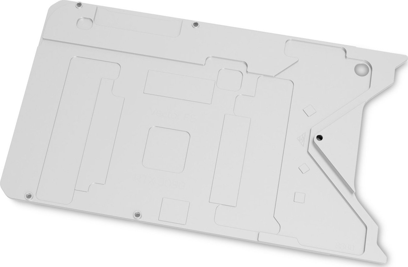 Backplate grafike EK Water Blocks EK-Quantum Vector FE RTX 3090 Ti, alumini, argjendtë
