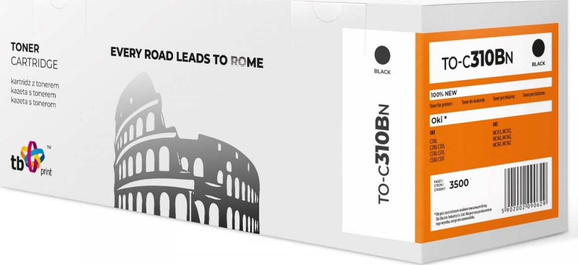 Toner zëvendësues TB Print TO-C310BN, i zi