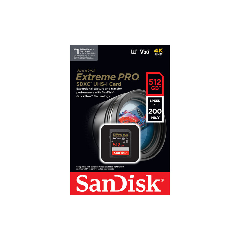 SanDisk Extreme PRO 512GB 200MB/s
