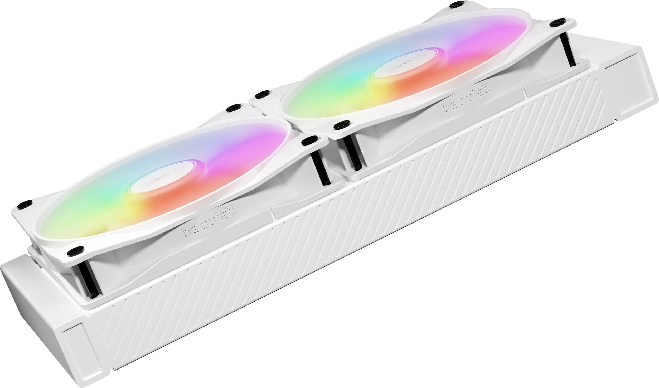 Ventilatorë kase Be Quiet Light Wings LX, 140mm PWM High Speed, set 3 copë, të bardhë