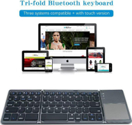 Bluetooth тастатура CoreParts MSPP8044, преклопна, пренослива, црна