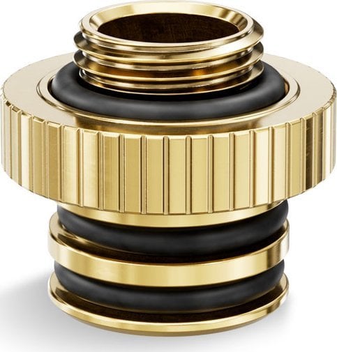 Adapter uji EK Quantum Torque Push In M 7, G1/4", për radiator 420mm, i artë