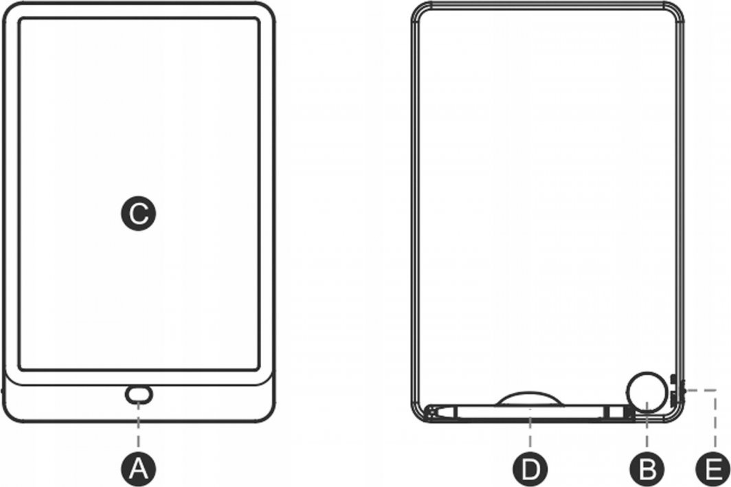 Графички таблет Денвер LWT-10510, 10.5", LCD, розова