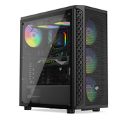 Kasë kompjuteri SilentiumPC Signum SG1V EVO TG ARGB (SPC248), e zezë