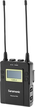 Pranues audio pa tela Saramonic RX9 UwMic9, 96 kanale, 2 dalje 3.5mm, i zi