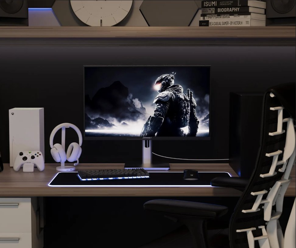 Monitor gaming JapanNext FHD, 24.5", 62.23cm, i zi