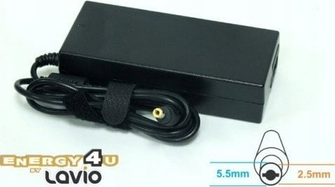 Karikues laptopi Energy4U PA100, 80W, 19V 4.22A, i zi