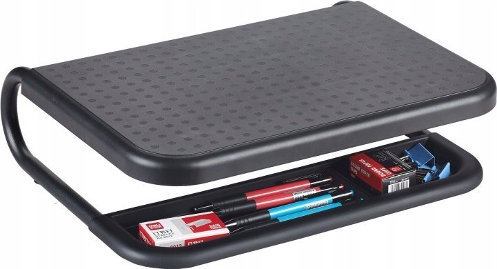 Mbajtëse monitori Q-CONNECT, 38x29.5 cm, e rregullueshme, e zezë