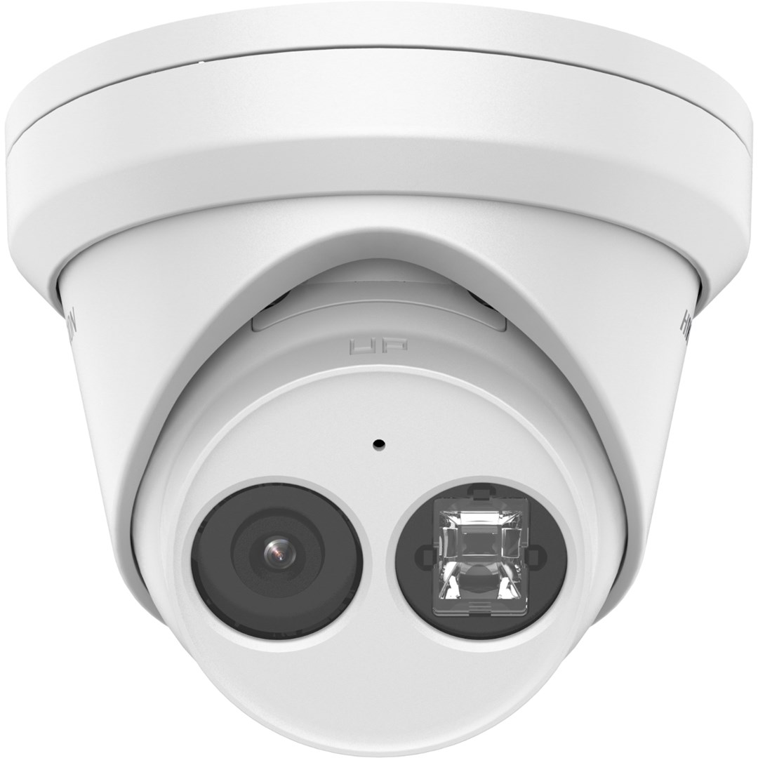 Kamerë sigurie Hikvision DS-2CD2343G2-IU, 4 MP, 2688 x 1520, me mikrofon të integruar, me detektim të lëvizjes, e bardhë