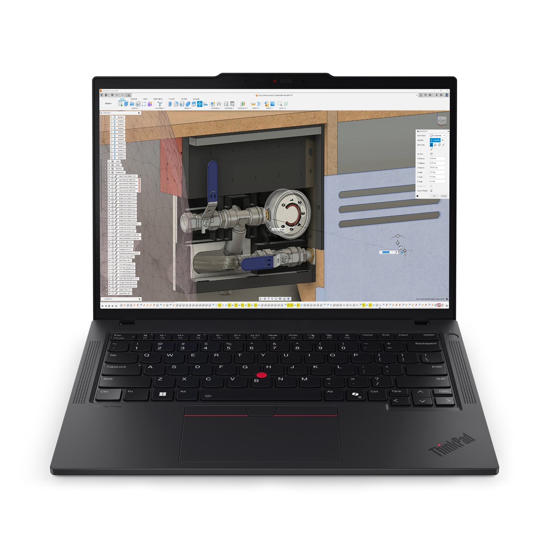 Лаптоп Lenovo ThinkPad P P14s Gen 6, 14.5", Intel Ultra 5 225H, 16GB RAM, 512GB SSD, NVIDIA GeForce RTX 500 Blackwell 6GB GDDR7, црн