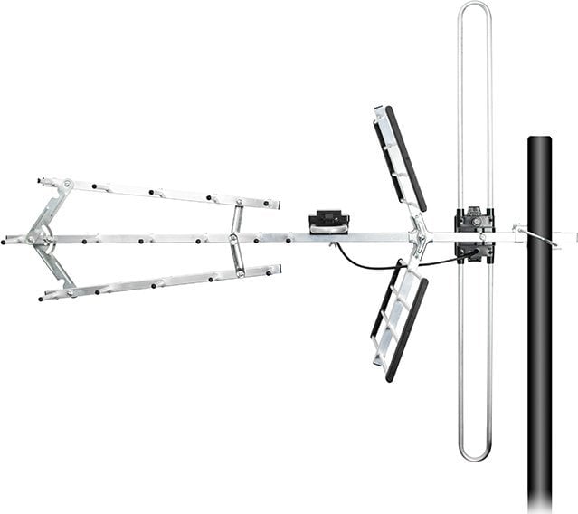 Antena TV Blow 21-053 ATD27S, DVB-T VHF/UHF, pasive, set 10 copë, argjendt