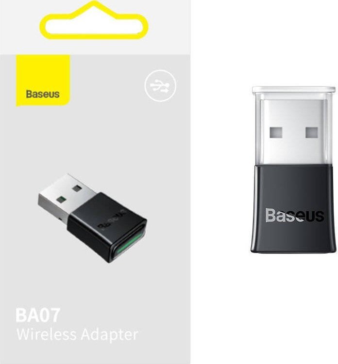 Bluetooth адаптер Baseus BA07, USB, Bluetooth 5.3, црн