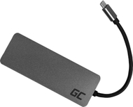 Replikator Green Cell HUB USB-C HDMI 7w1 (AK50), i hirtë