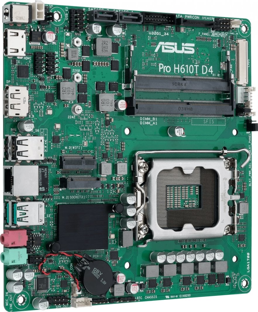 Pllakë amë Asus PRO, H610T, D4-CSM