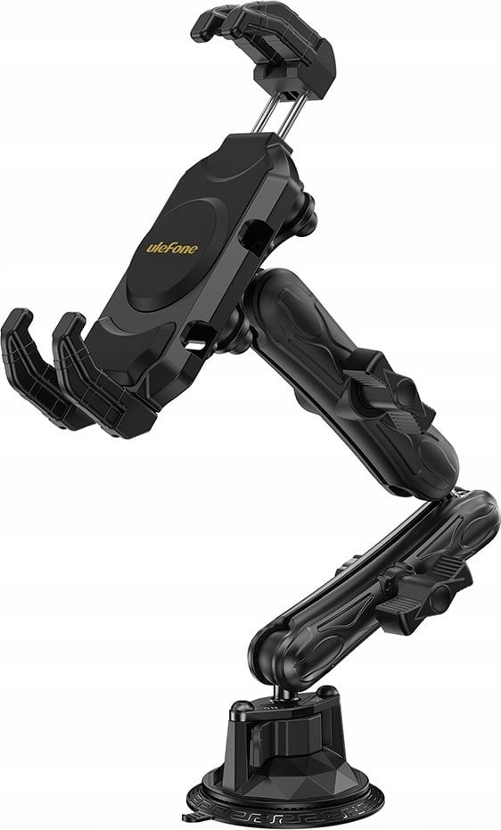Mbajtëse telefoni UleFone Armor Mount Max, teleskopike, rrotullim 360°, e zezë