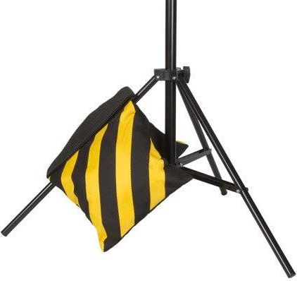 Thes peshe GlareOne Sand Bag, 2 xhepa me zinxhir, dizajn saddlebag, i zi