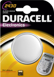 Bateri Duracell Electronics CR2430, 3V