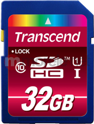 Kartë memorie SD HC Transcend Ultimate, 32GB, Class 10 UHS-I/U1 C