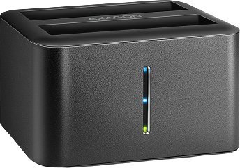 Докинг станица Axagon ADSA-D25 CLONE MINI, USB 3.0 5 Gbps, за 2 дискови 2.5\", сива