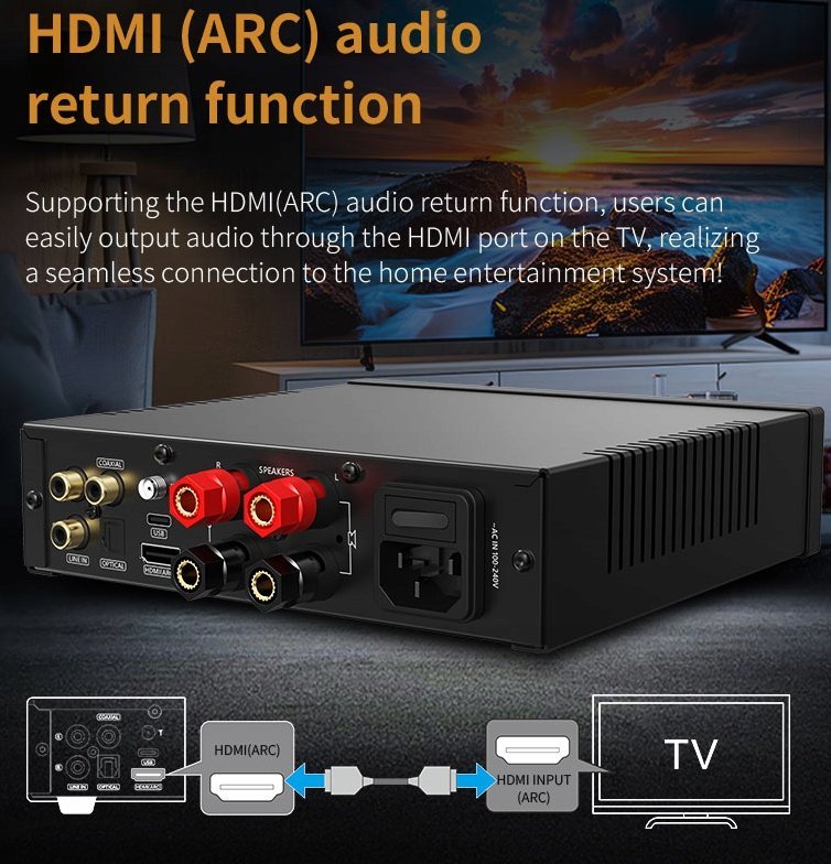 Amplifikator Bluetooth S.M.S.L A200, 140W, HiFi stereo, i zi