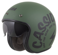 Helmetë moto CASSIDA Oxygen 2.0 Gear, madhësia XS, jeshile matte e zezë