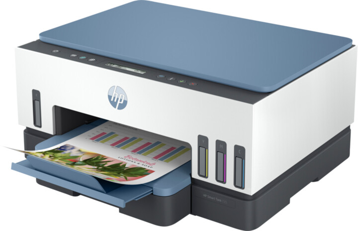 Печатач HP Smart Tank 725, бела / црна / сина боја