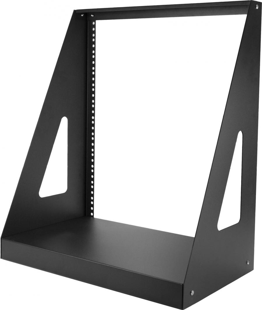 Raft serverik StarTech 2-Post 12U, 19", desktop kompakt, metalik i zi
