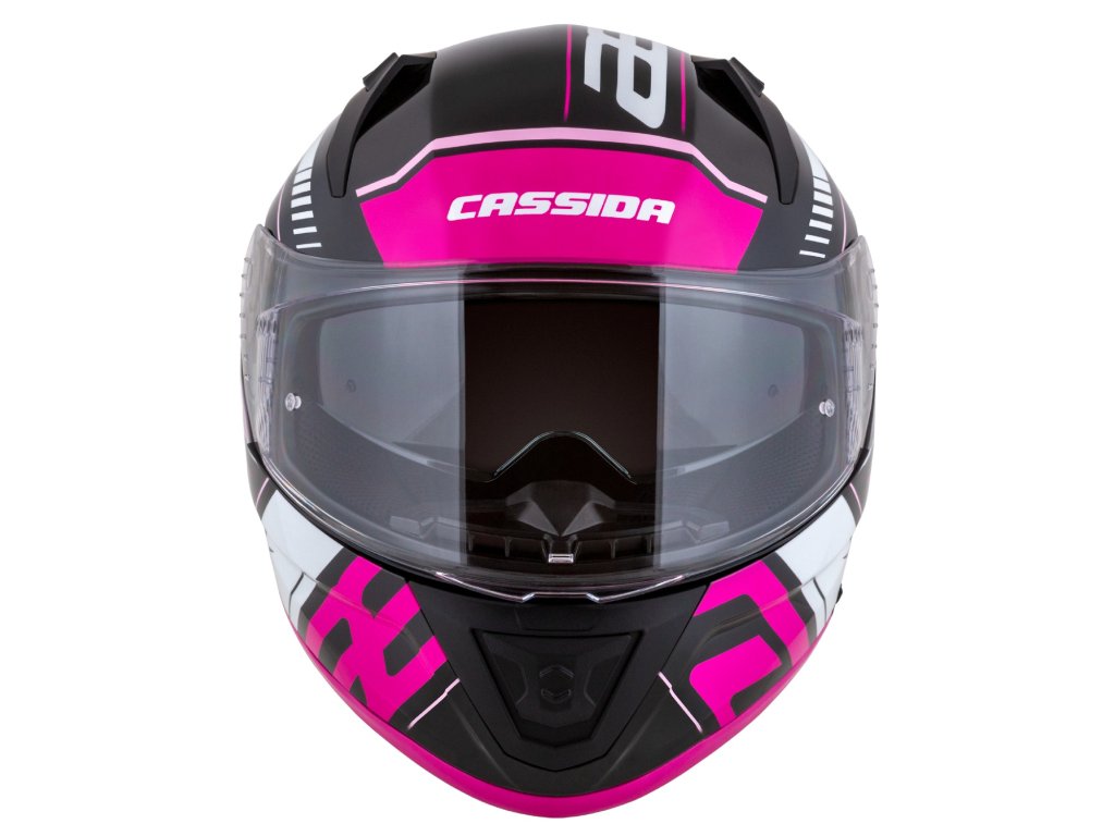 Helmë moto Cassida Aero Drome 1870, full face, polikarbonat, e zezë