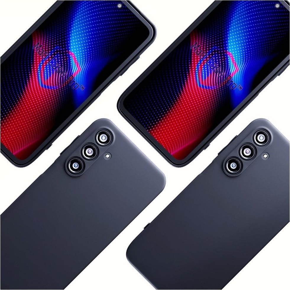 Mbështjellës telefoni 3MK Matt Case Pro për Samsung Galaxy M35 5G, TPU, i zi