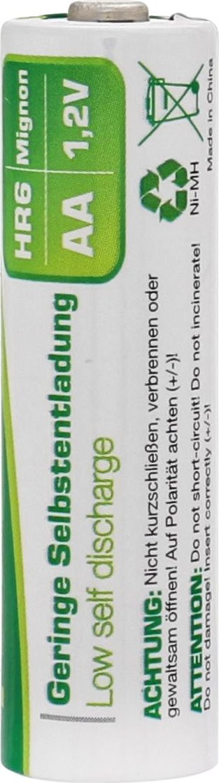 Полначливи батерии InLine AA HR6, NiMH 1.2V, 2350mAh, пакување 4 парчиња