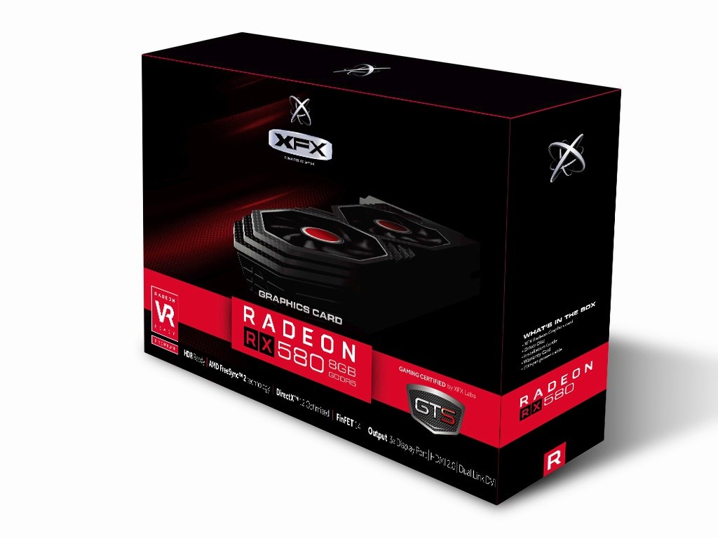 Kartë grafike XFX AMD Radeon RX 580, 8 GB GDDR5, RX-580P8DFD6