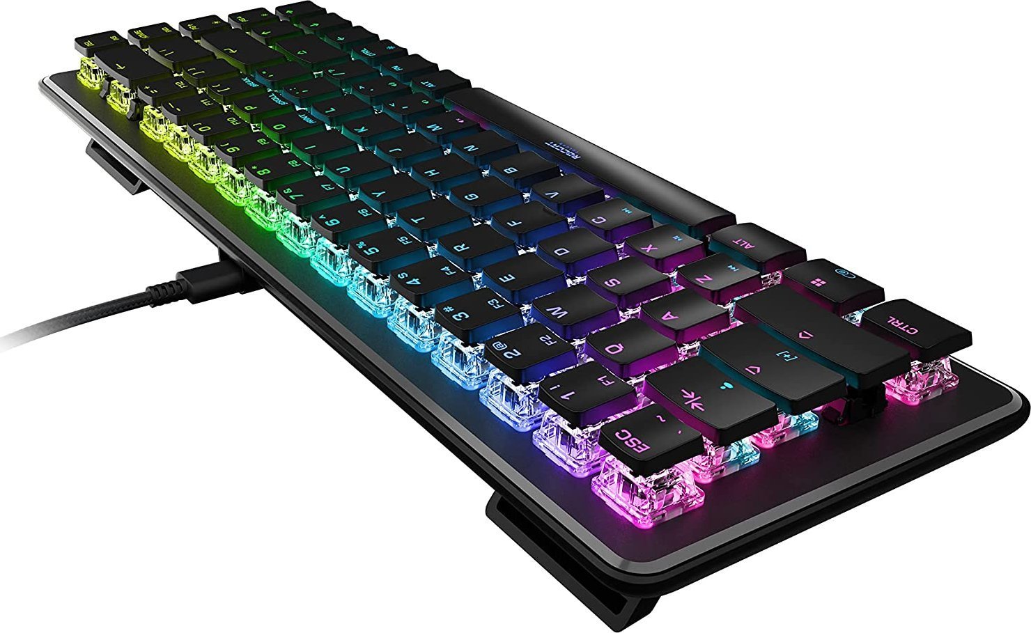 Tastierë gaming Roccat Vulcan II Mini AIMO, optike Titan II Red, 65%, e zezë