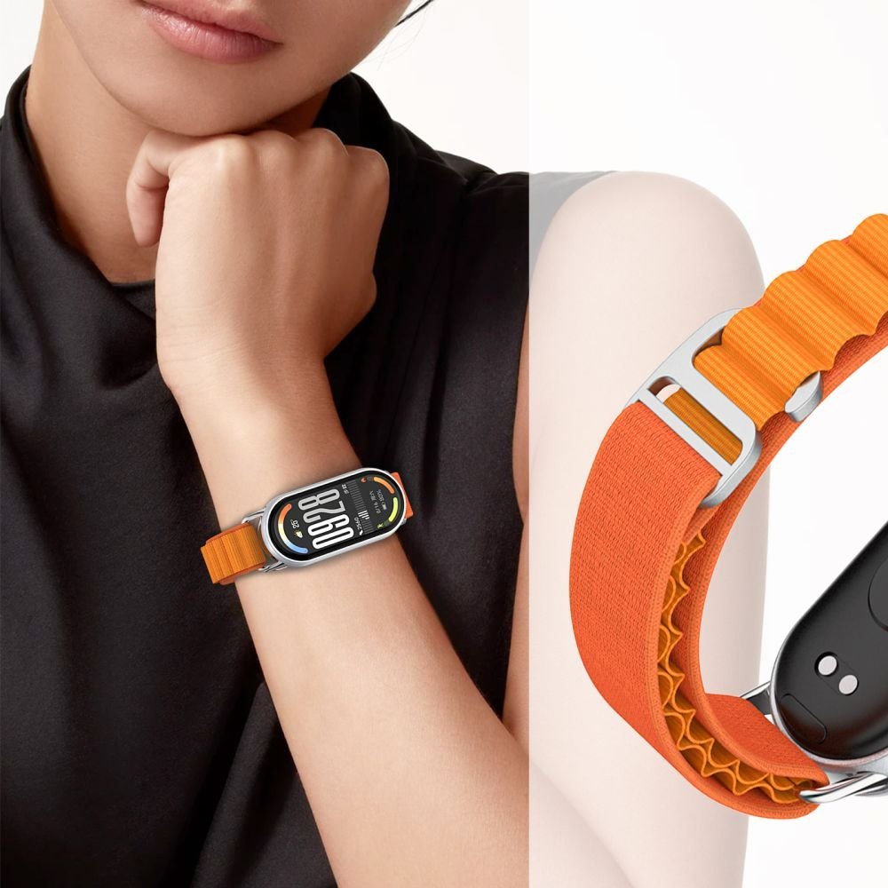 Rrip ore Tech-Protect Nylon Pro Strap për Xiaomi Smart Band 8 9 10 NFC, najlon, i gjelbër