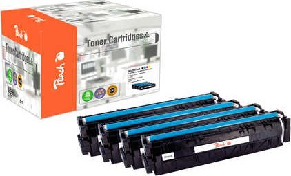 Toner multipack Peach HP 203A, 4 copë, zëvendësues, shumëngjyrësh