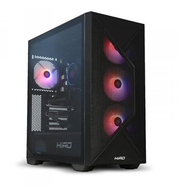 Kompjuter gaming HIRO Hellcat, Ryzen 5 7500X3D, RTX 5060 8GB, 16GB RAM, i zi