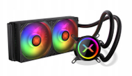 Ладење со вода за процесор Krux HydroX 240 ARGB, 240mm, два вентилатори 120mm PWM, со ARGB