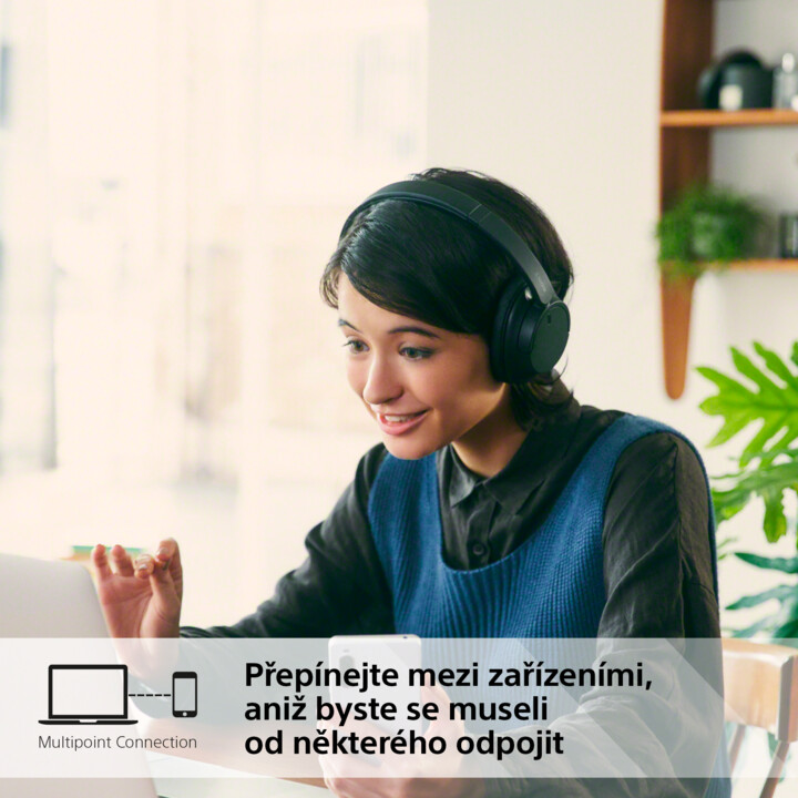 Kufje Sony WH-CH720N, të zeza