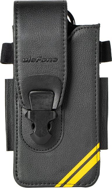 Këllëf me kapëse Ulefone Armor, për Armor 26, lëkurë, i zi