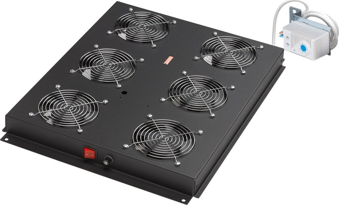 Njesi ventilimi tavani Roline Roof Fan Unit 48.26cm, 6 ventilatorë, e zezë