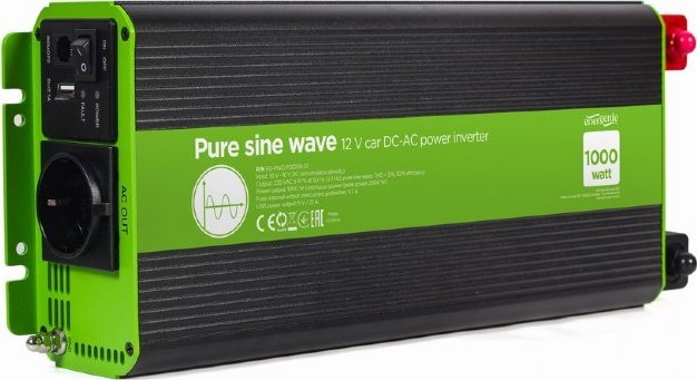 Inverter Gembird ENERGENIE PureSinWave, 1000W/2000W, i zi