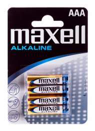 Bateri Maxell Alkaline LR-03 AAA, 4 copë